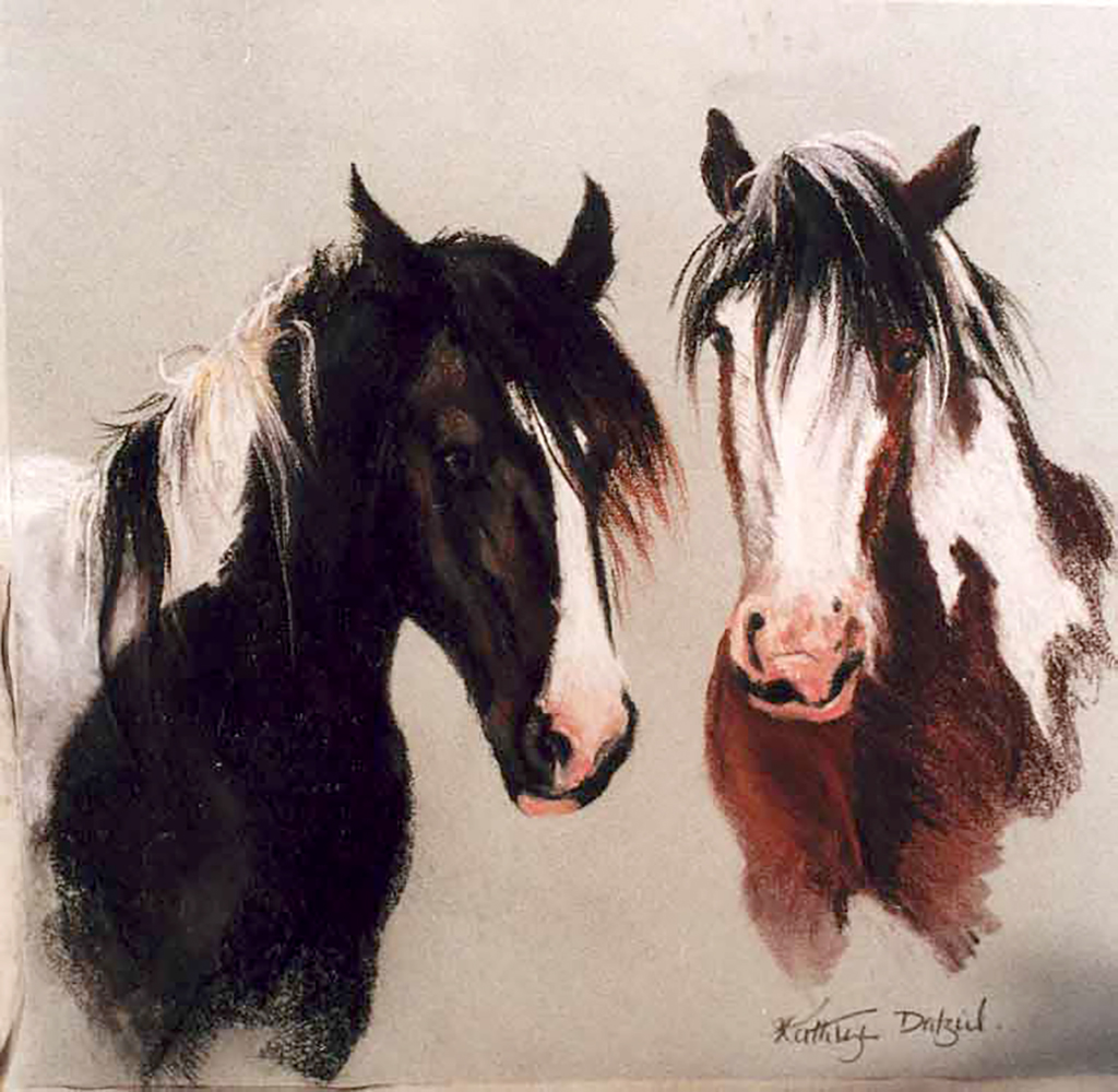 Horses Pastel